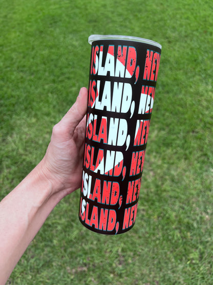 20oz Glow in the Dark Jaws Tumbler | Amity Island featuring jaws and shark movie inspired artwork