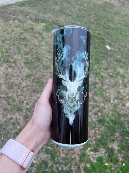 20oz Harry Potter Magical Always Tumbler featuring fandom-inspired artwork