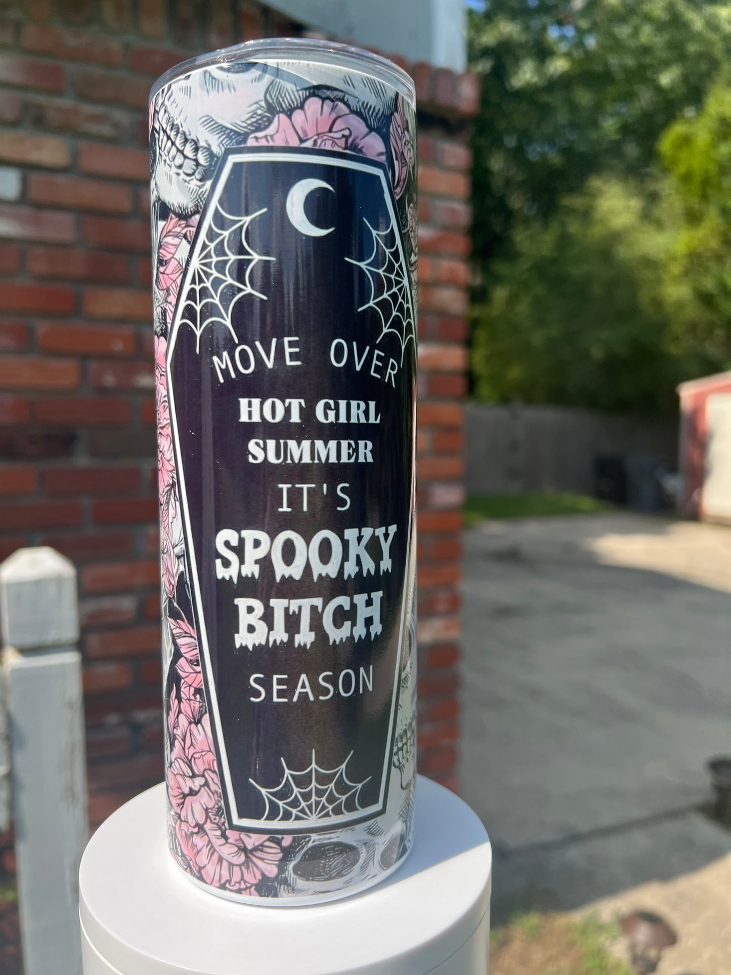 20oz “Spooky B!tch season” tumbler