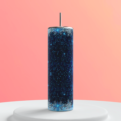 20oz Blue Dragon Eye Tumbler | Fantasy featuring blue dragon fantasy inspired artwork
