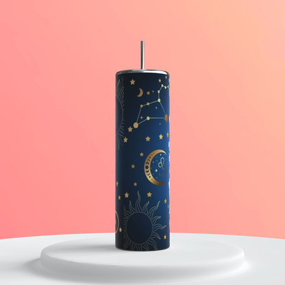 20oz Zodiac Tumbler | Astrology featuring zodiac astrology inspired artwork