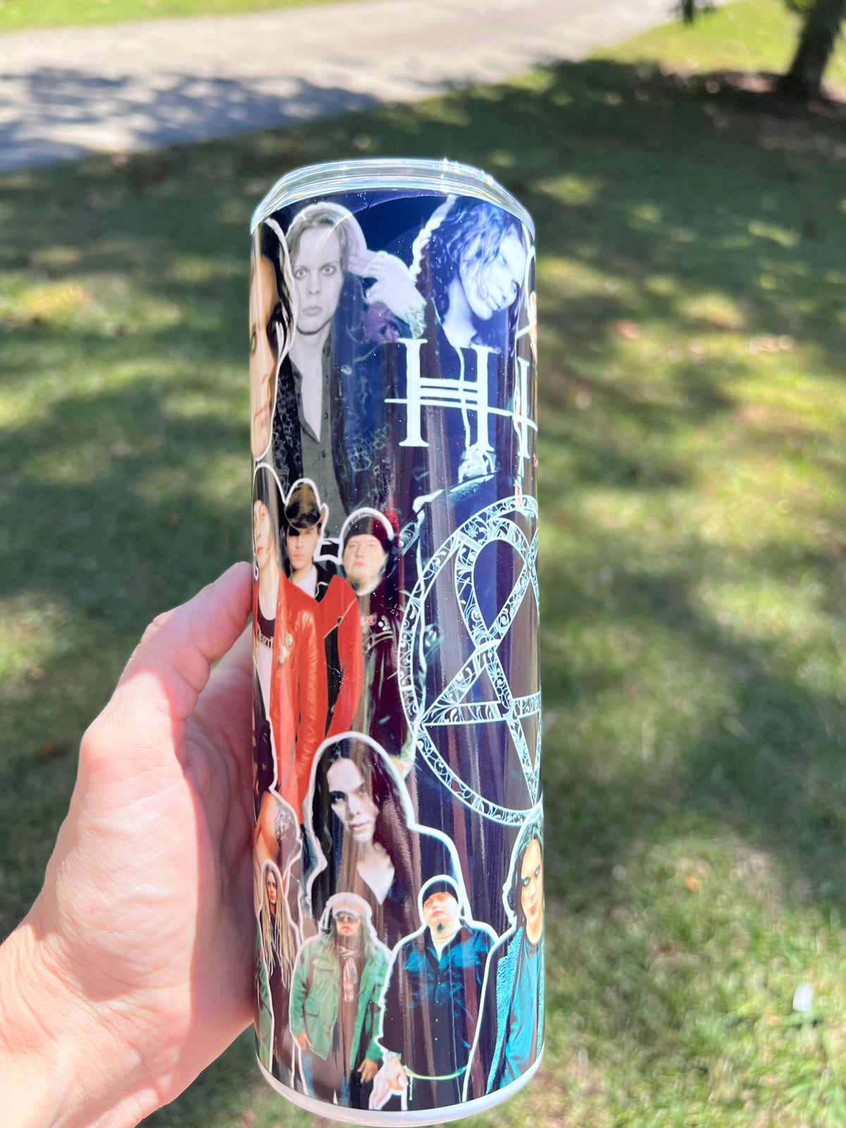 HIM Band Tumbler 20oz | Ville Valo Heartagram Gothic Rock Cup⁠