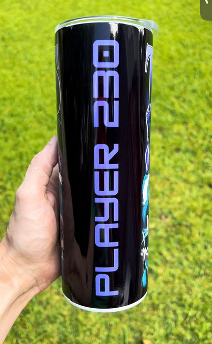 Thanos Player 230 20oz Tumbler | Squid Game Inspired T.O.P BigBang Fan Gift | K-Pop Drinkware