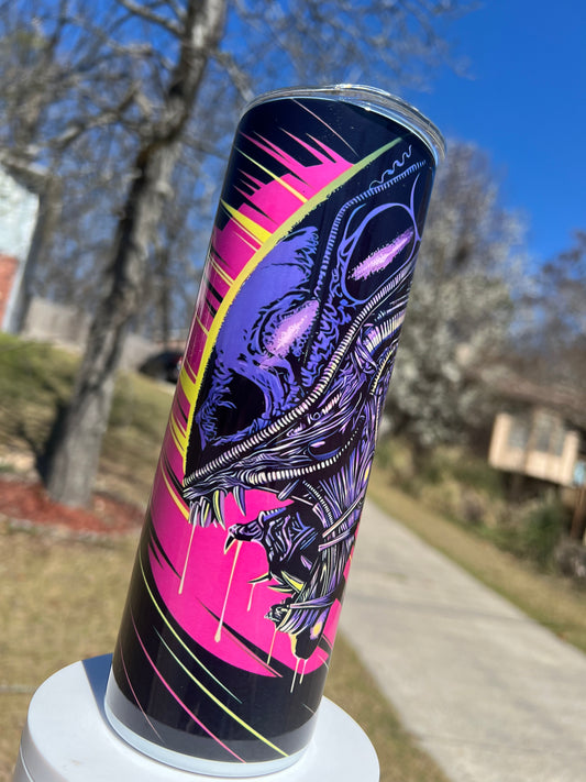 Xenomorph “Alien” tumbler - double walled insulated tumbler cup