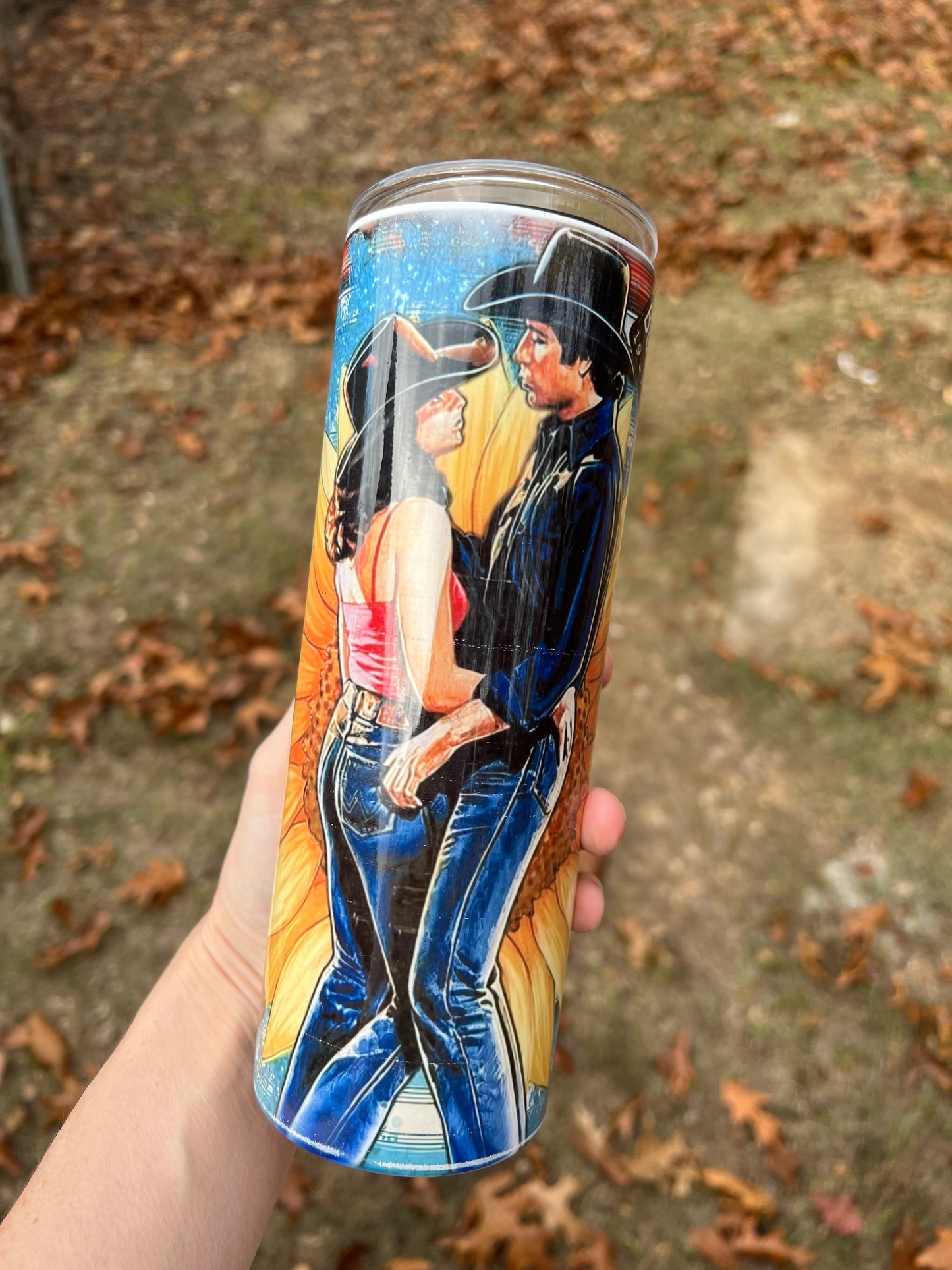 20oz Bud and Sissy “Urban Cowboy” tumbler