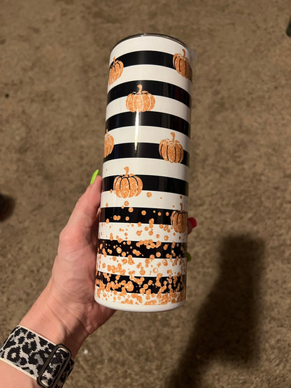 Pumpkin Tumbler | Fall & Halloween featuring pumpkin fall halloween inspired artwork