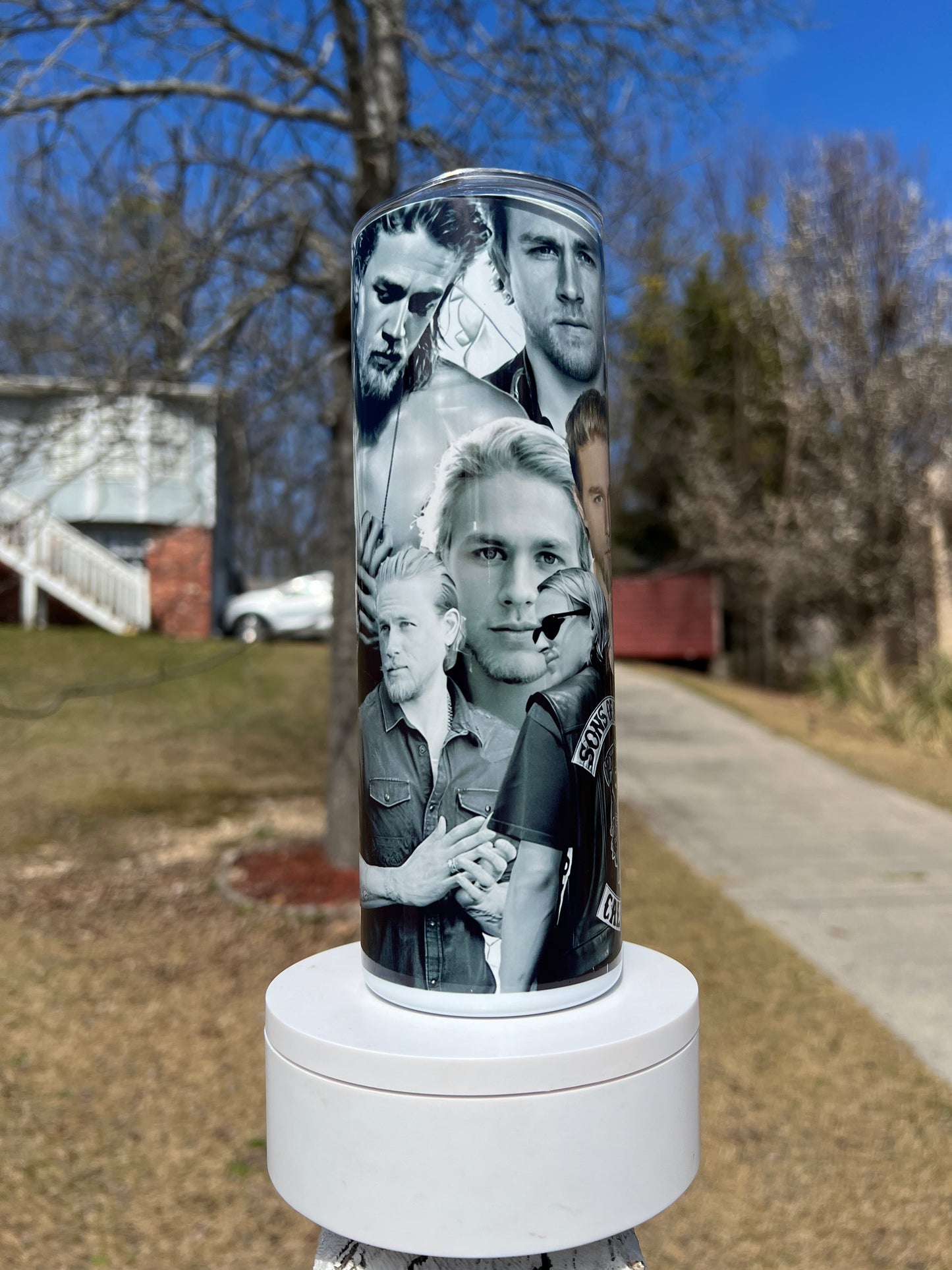 20oz Jax Teller/ Charlie Hunnam tumbler