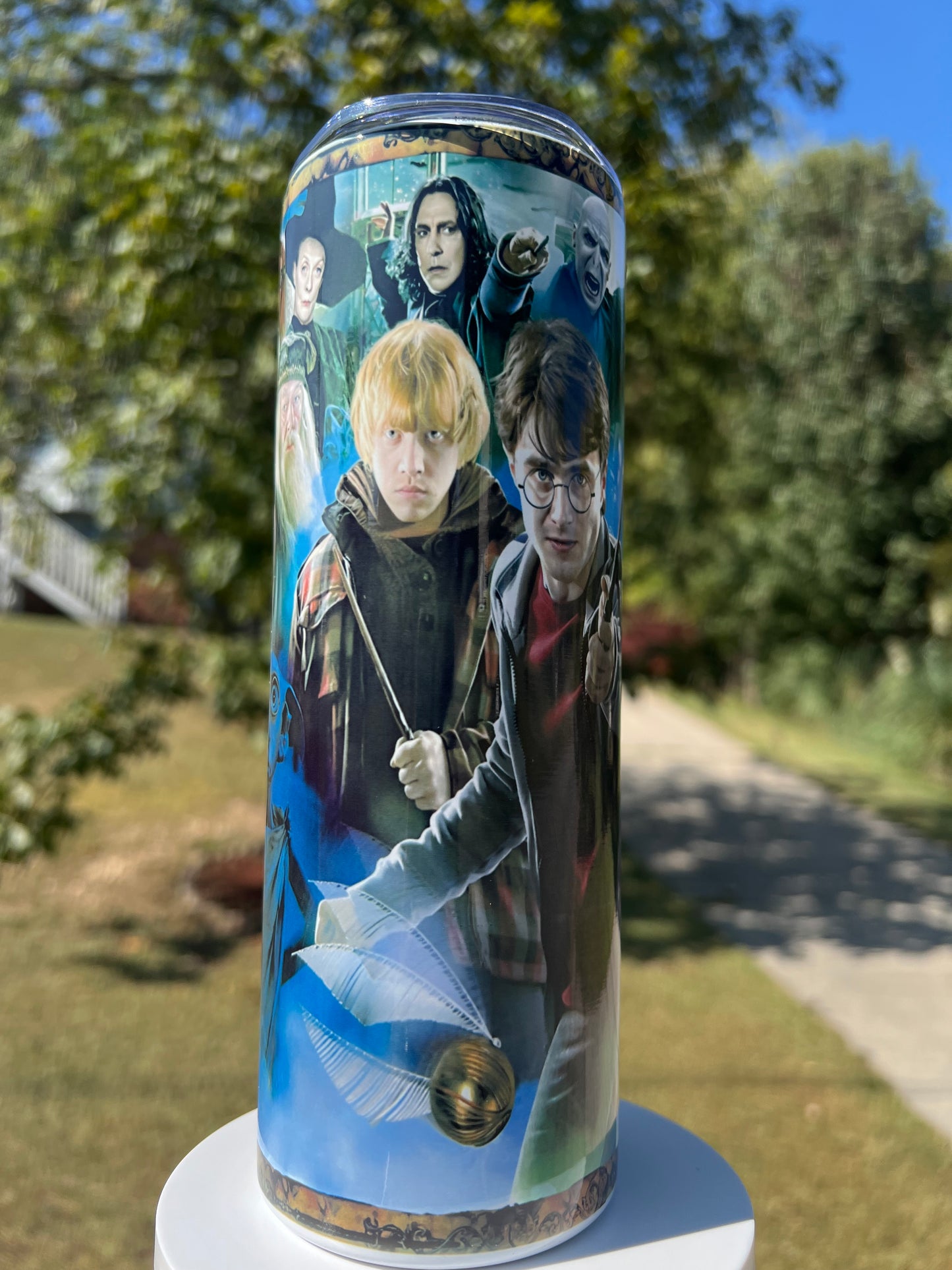 20oz Collage character tumbler