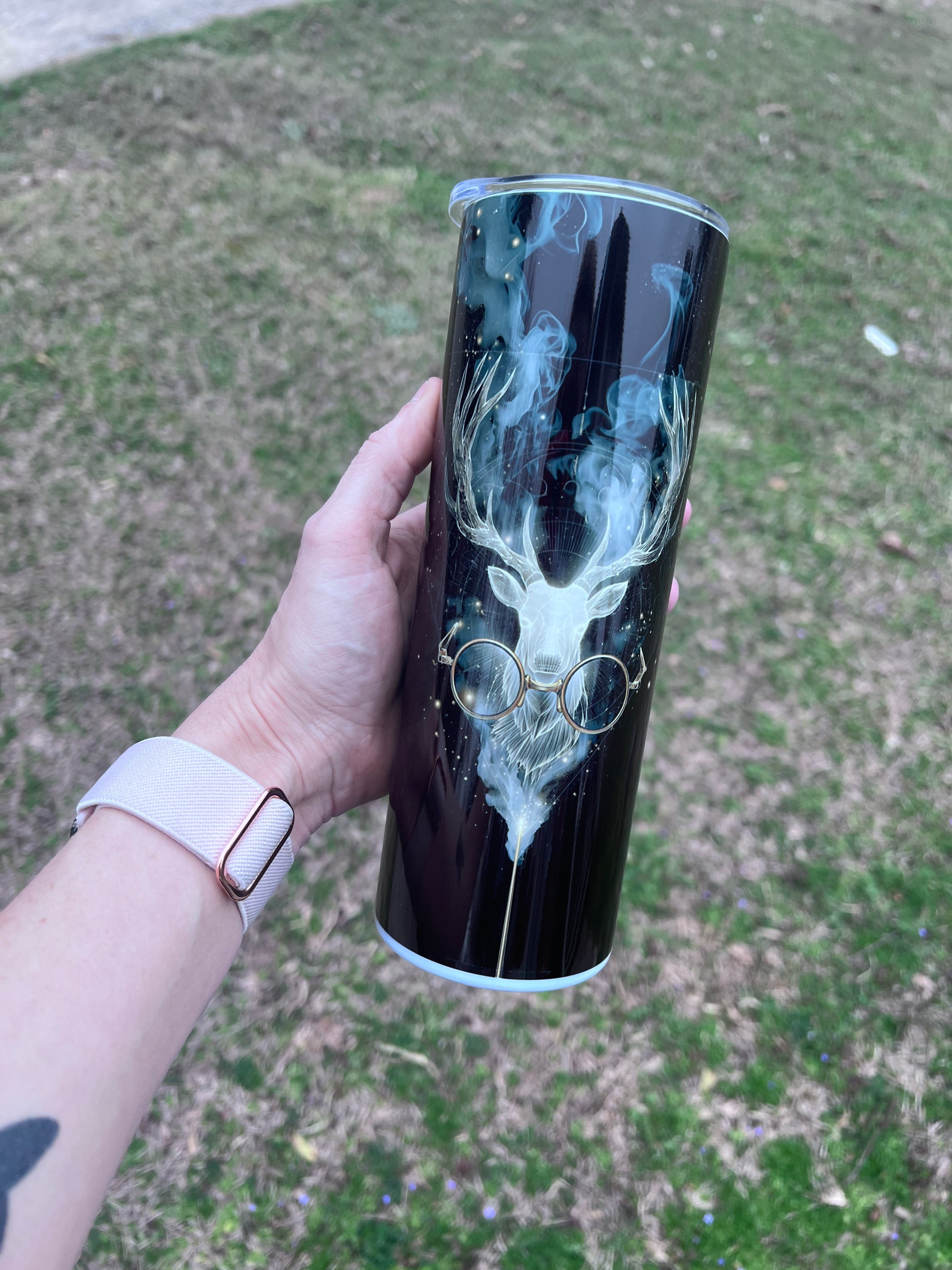 20oz Harry Potter Magical Always Tumbler featuring fandom-inspired artwork