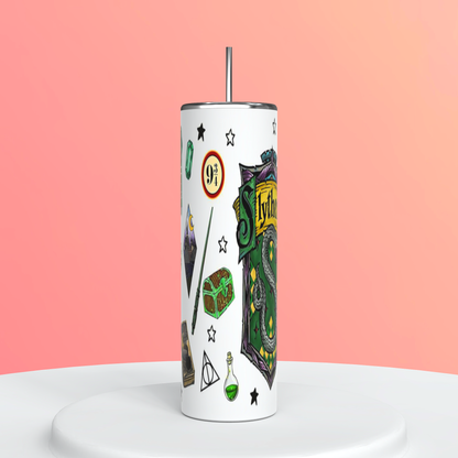20oz Slytherin Tumbler | Harry Potter featuring slytherin harry potter inspired artwork
