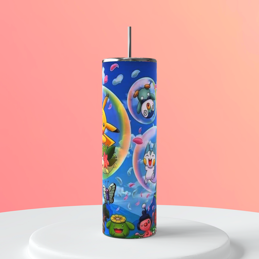 20oz Bubble Pokémon Tumbler featuring pokémon bubble inspired artwork