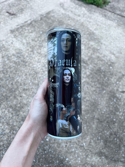 Romantic Gothic Dracula 2025 Movie Tumbler featuring fandom-inspired artwork