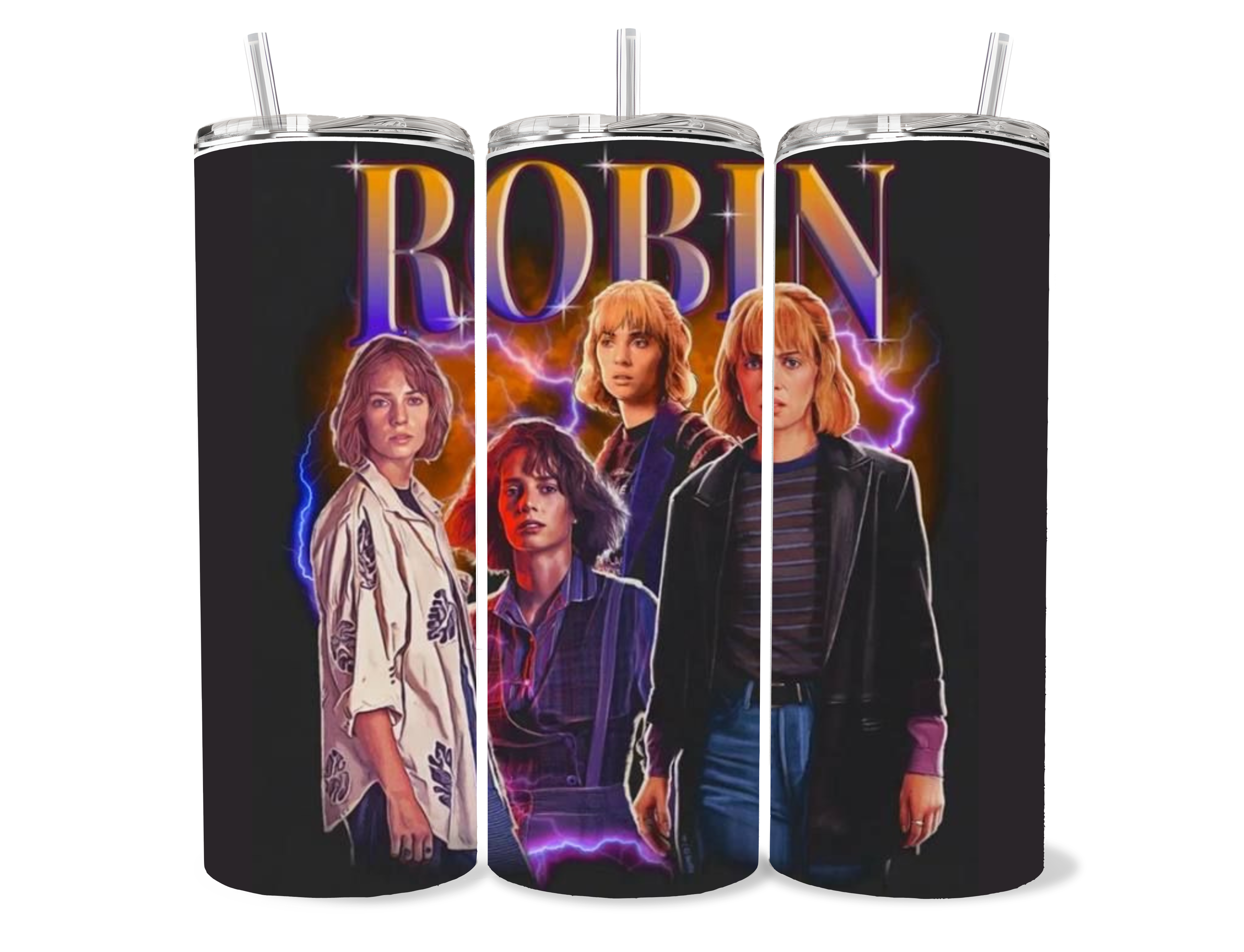 20oz Stranger things “character ” themed tumbler cup