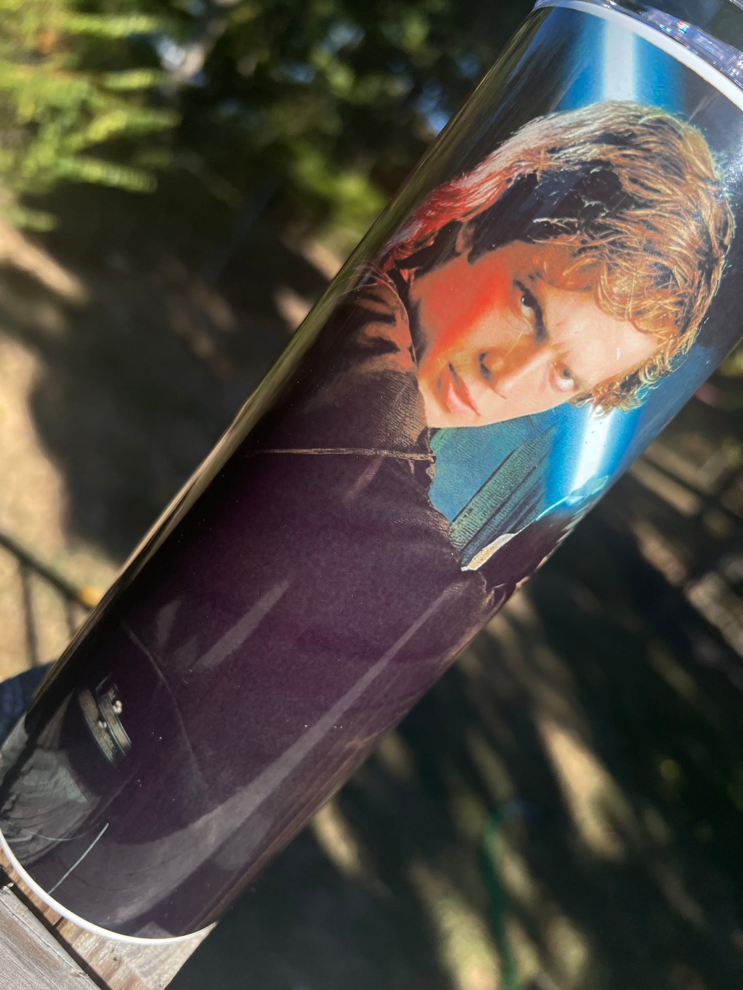 Light vs Dark Galaxy Tumbler 20oz 🖤 Star Wars Inspired Cup | Sith vs Jedi Aesthetic Fan Drinkware featuring the design artwork