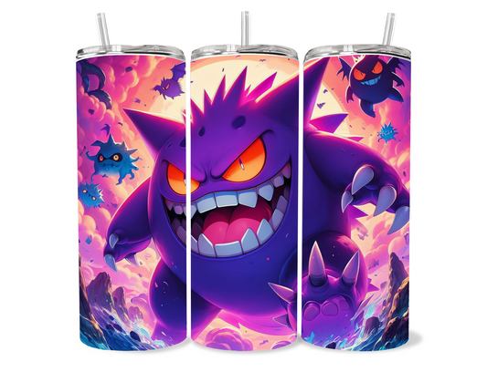 20oz Bright neon colored tumbler