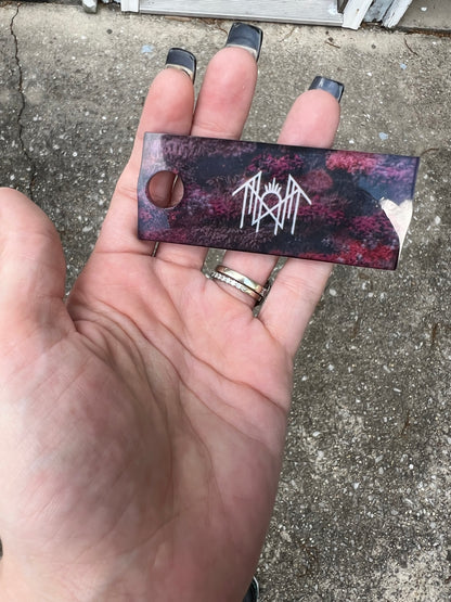 Sleep Token Ritual Tumbler Topper & Charm Set featuring fandom-inspired artwork