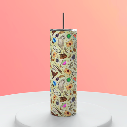20oz Harry Potter Collage Tumbler | Hogwarts featuring harry potter hogwarts inspired artwork