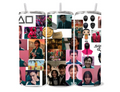 Squid Game character collage tumbler- tumbler cup