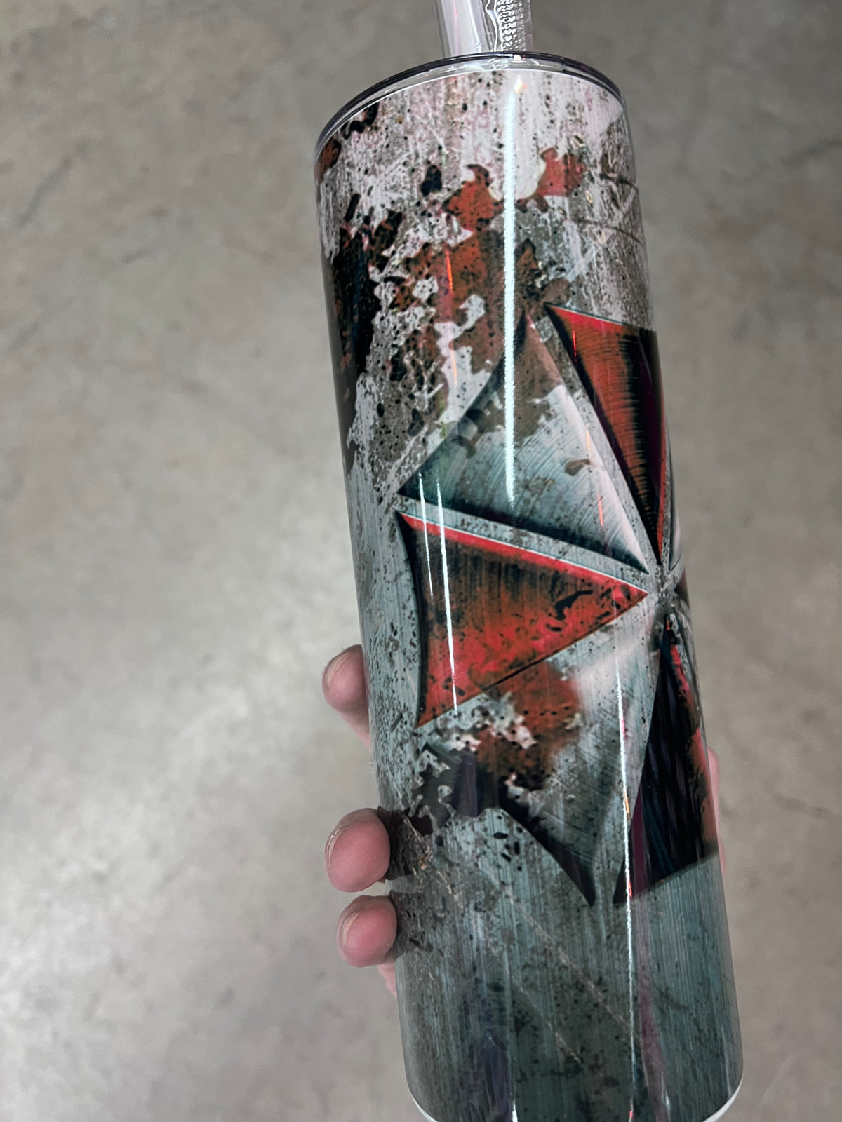 20oz Tumbler | Umbrella Corporation Grunge | Survival Horror Gamer Aesthetic