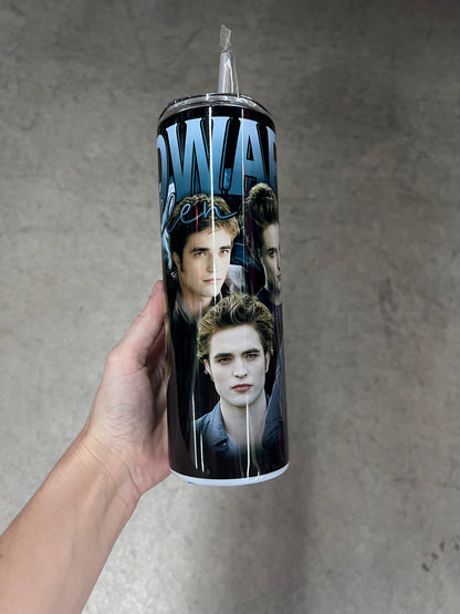 20oz Tumbler | Team Edward Cullen Twilight | Vampire Fandom Aesthetic
