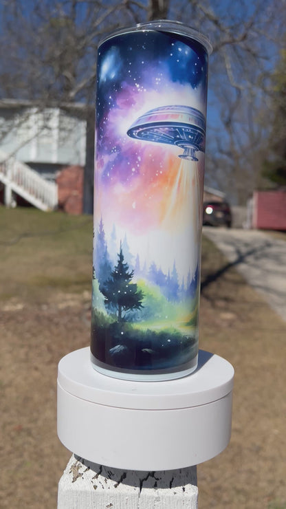 20oz UFO Tumbler | Alien Aesthetic